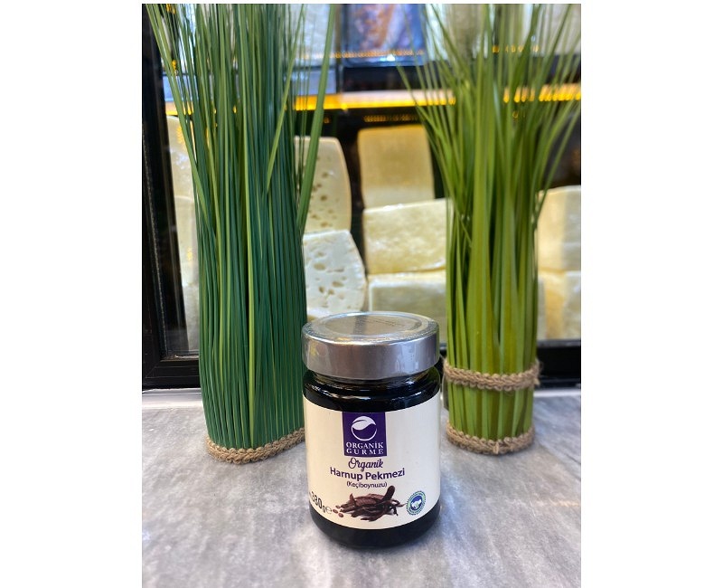 Organik Gurme Organik Harnup (Keçiboynuzu) Pekmezi 380 Gr.