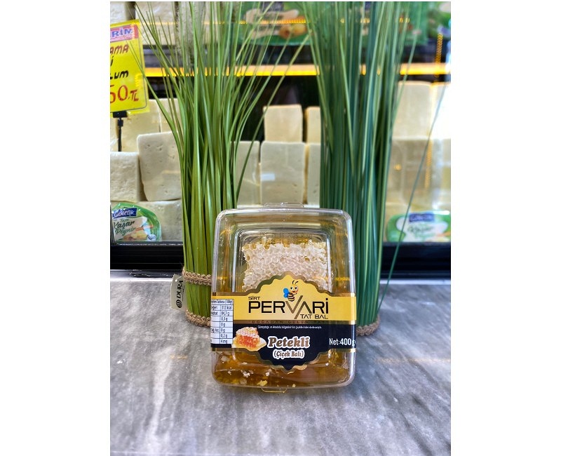 Siirt Pervari Petekli Çiçek Balı 400 Gr.