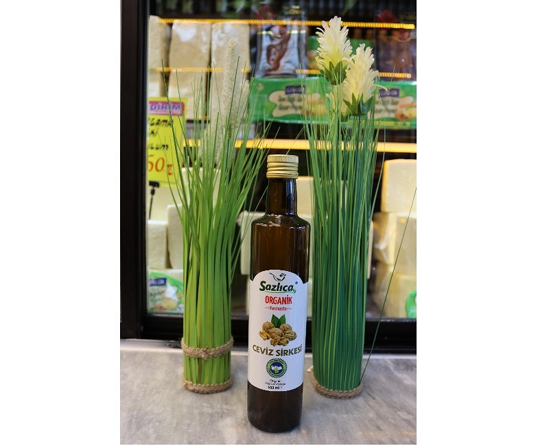 Sazlıca Organik Ceviz Sirkesi 500 Ml.