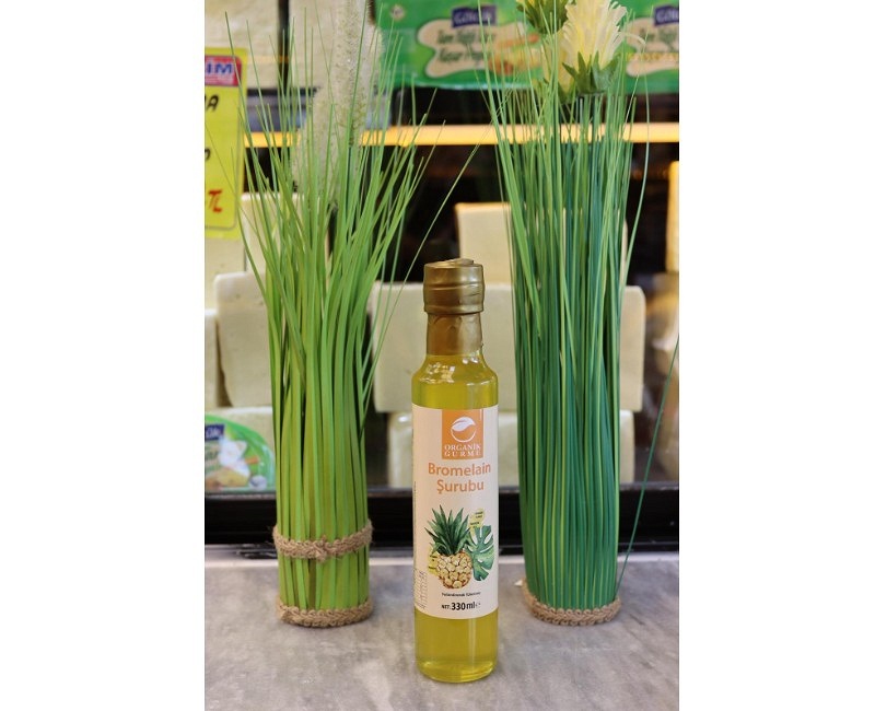 Organik Gurme Bromelain Şurubu 330 Ml.